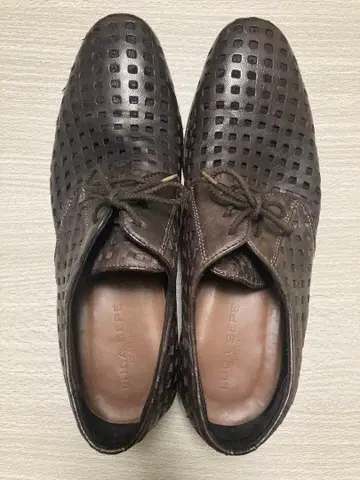 LUCA SEPE 브라운 메쉬 신발