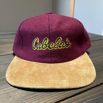 90s cabela's USA제 가죽 카벨라스 캡