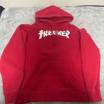 thrasher 고질라 콜라보 후드티