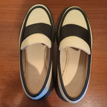 JAM 로퍼 화이트 블랙