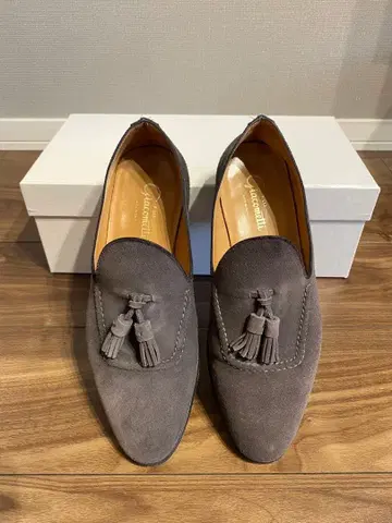 프라텔리 자코메티 스웨이드 태슬 로퍼