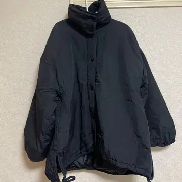 VANNIEU 블랙 다운 자켓