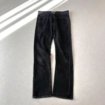 00s Y2K VANQUISH 블랙 데님 진 헤이세이 블랙