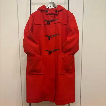 [ 주말 SALE ] 캐시미어 더플 코트 후드 부착 오버 실루엣