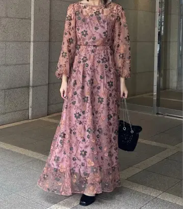 Kastane 카스타네 오간자 드레스 결혼식 2차 모임 경사 드레스