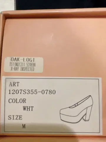 나카네 레이코 Lilidia 화이트 하이힐 펌프스 M