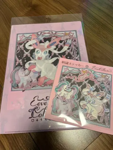 포켓몬 센터 자수 스티커 니피아 이브이 컬렉션 파일