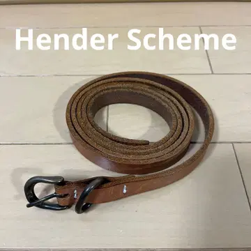 핸더 스킴 Hender Scheme 가죽 벨트 브라운