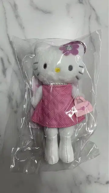 헬로키티 봉제 인형 핑크 드레스