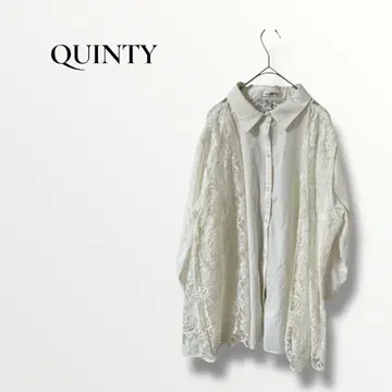새상품급 QUINTY 퀸티 블라우스 셔츠 7부 소매