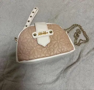 LIZLISA 베이지 퀼팅 숄더백