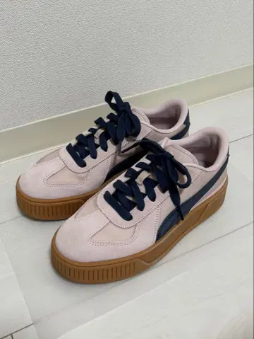 PUMA 스니커즈 핑크 네이비 4.5 UK