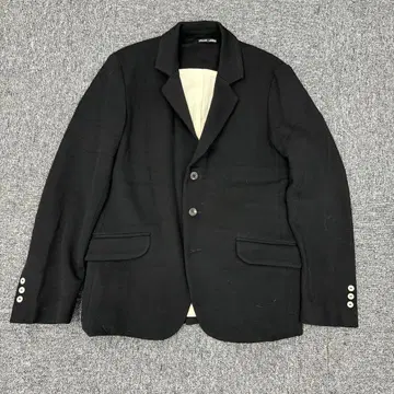 64 프랭크 리더 멜톤 블랙 테일러드 자켓