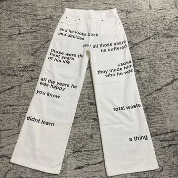 alone together white painter pants