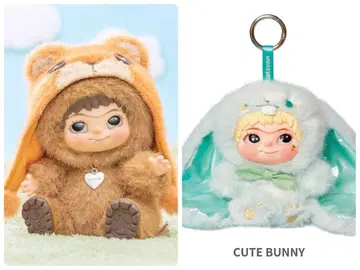 [ 낱개 판매 가능 ] wakuku 봉제 인형 키링 2개 세트