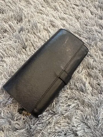 Felisi 코로코로 블랙 가죽 장지갑