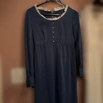 빈티지 드레스 긴팔 원피스 레이스 옷깃