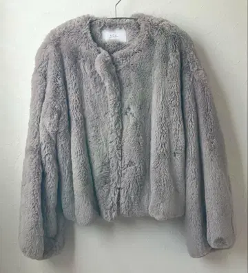 NEU JOURNAL STANDARD 에코 퍼 인조 모피 자켓