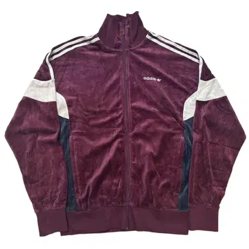 adidas 아디다스 벨로아 자켓 트랙 자켓 보라색 L