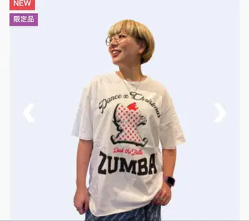 최신작 일본 한정판 ZUMBA Dance x Christmas T셔츠