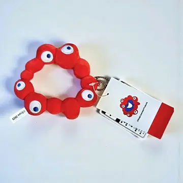 새상품 EXPO 2025 미야쿠미야쿠 로고 마스코트 체인 포함