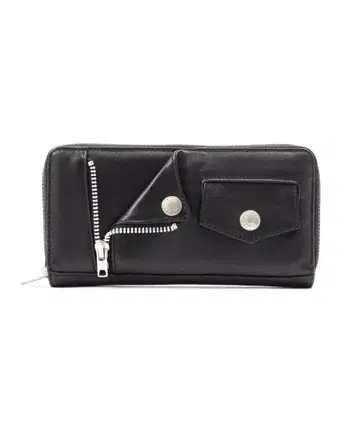 schott 가죽 라이더스 지퍼 지갑