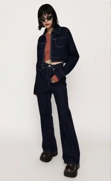 SLY 토마스 루즈 스트레이트 PT 데님