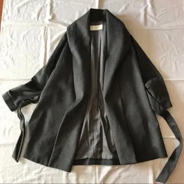 [블랙 바이 마우지] 캐시미어 숄 코트