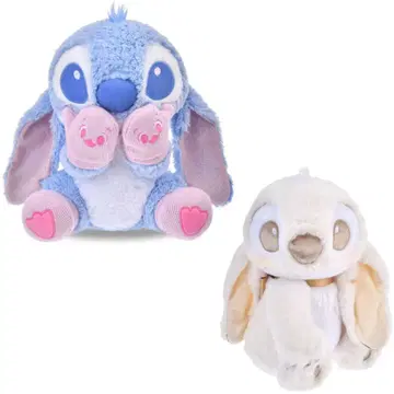 스티치 봉제 인형 Winter White 화이트 핑크 블루