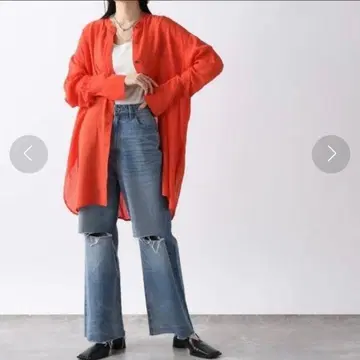 JEANASIS (지나시스) 크러쉬 스트레이트 데님 팬츠 라이트 블루