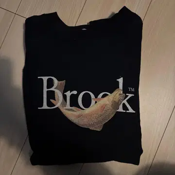 Brook 물고기 프린트 트레이닝복 M 사이즈