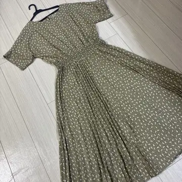 UNITED ARROWS green label 롱 원피스 플리츠