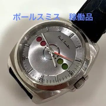 폴 스미스 쿼츠 손목시계 실버 작동품