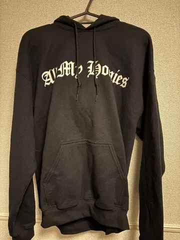 All My Homies 블랙 후드티 M 사이즈