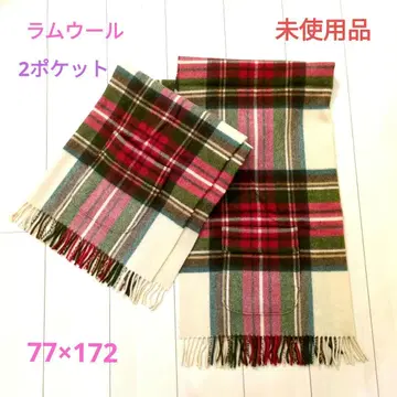 JamesJohnson of Scotland 램스울 무릎담요 미사용품