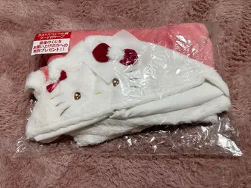 헬로키티 뽑기 라스트 원상 후드 부착 케이프 덤 파우치