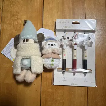 디즈니씨 더피 윈터 2025 릴린린 스카이블루 볼펜