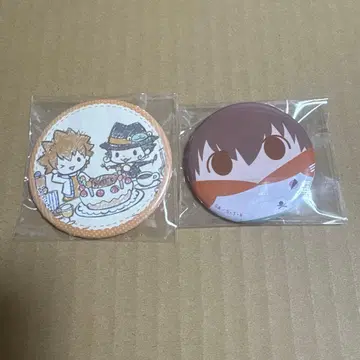 가정교사 히트맨 REBORN 사와다 츠나요시 츠나 리본 캔뱃지 타맛푸