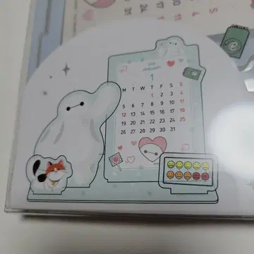 2026년 디즈니 캐릭터 베이맥스 달력