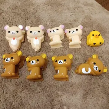 리락쿠마 코리락쿠마 키이로이토리 클립 9개 세트