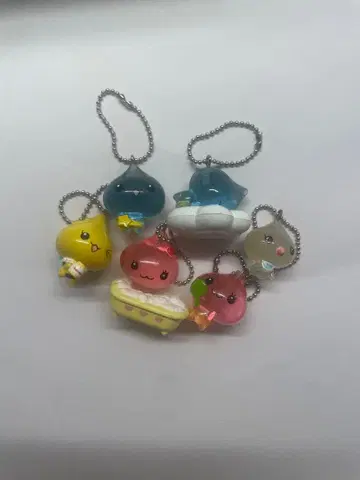 시즈쿠짱 키링 6개 세트 당시물 헤이세이 레트로