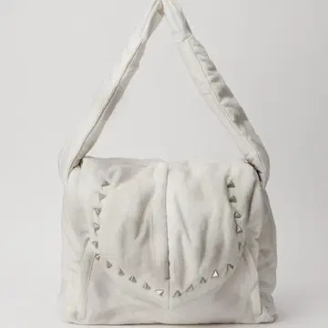 GRANCY Hoodie motif Shoulder Bag white