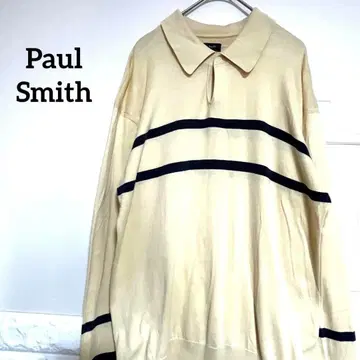 폴스미스 컬렉션 니트 남성용 피케 셔츠 코튼 M