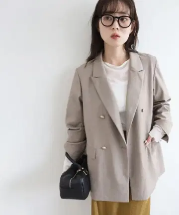 le.coeur blanc 더블 브레스트 자켓