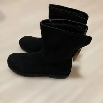 무인양품 접을 수 있는 기모 숏부츠 23.5~24