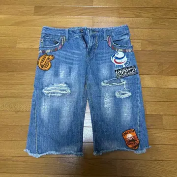 데님 숏팬츠