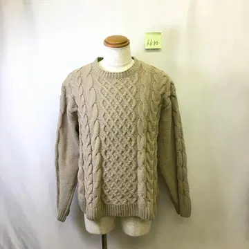 kk45 [ XL ] Avail 니트 아란 니트 로우 게이지 피셔맨