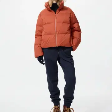 유니클로 히트텍 보아 스웨트 팬츠 3XL 네이비 웜 팬츠