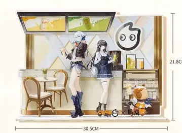 명조 치사키 갈브레나 아크릴 스탠드 CoCo Bubble Tea 콜라보