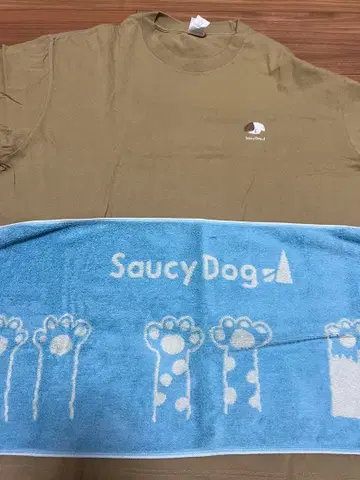 Saucy Dog 셔츠와 타월